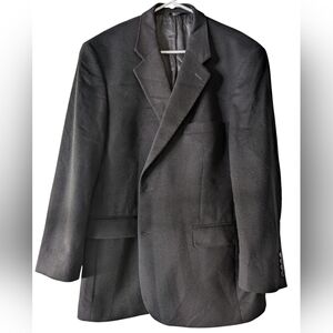 Brooks Brothers 346 Vintage 100% Cashmere Black Men's Blazer 46R